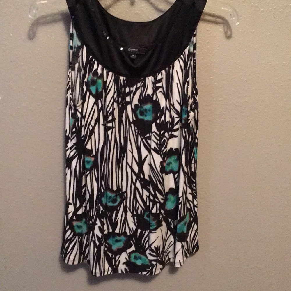 Fun sleeveless top